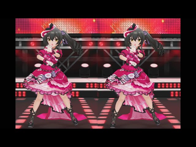 デレステMV][立体視]「Claw My Heart」 的場梨沙 with 愛しのレディ