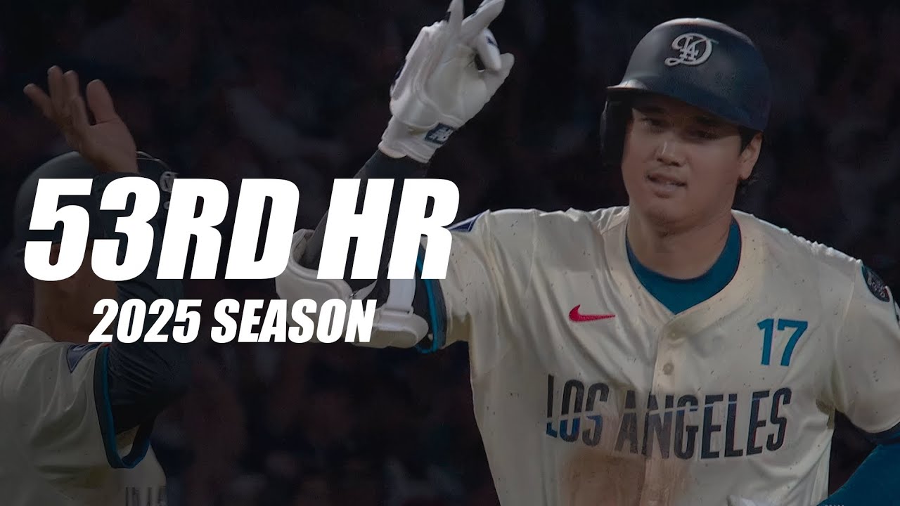 Shohei Ohtani Ties NL Lead with 53rd Home Run! | 大谷 翔平 ハイ