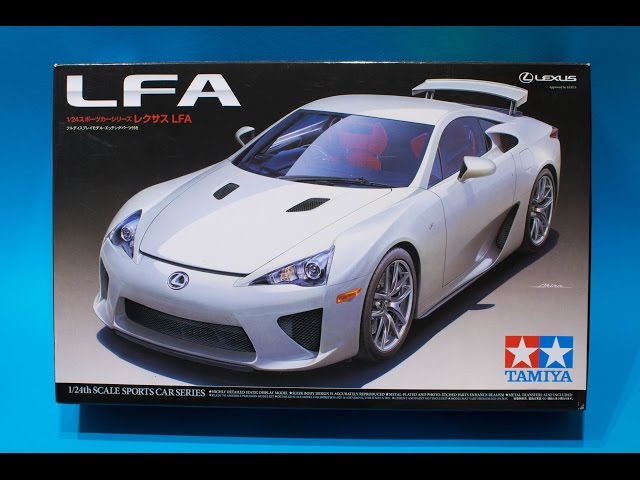 Tamiya 1/24 Lexus LFA Model Kit Review - YouTube