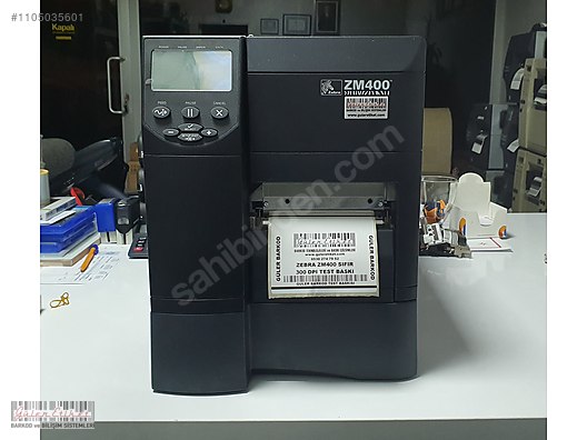 ZEBRA ZM400 BARKOD ETİKET YAZICI 300 DPI 1 YIL GARANTİLİ