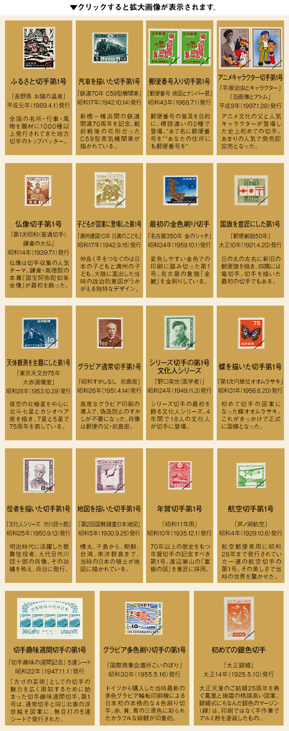 完全保存版 歴史的第1号 切手コレクション 全60点：I・E・I オリジナル
