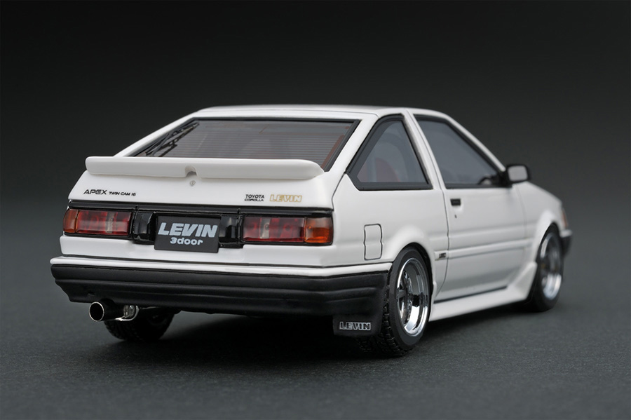 IG0472 1/43 Toyota Corolla Levin (AE86) 3-Door GT Apex White