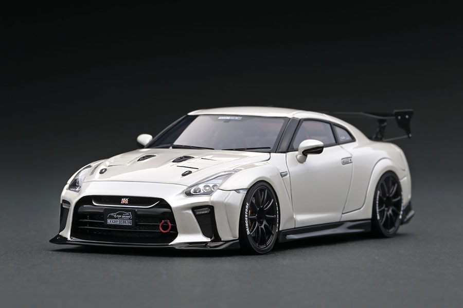 IG1543 1/43 TOP SECRET GT-R (R35) White Peal | LINE UP | [公式