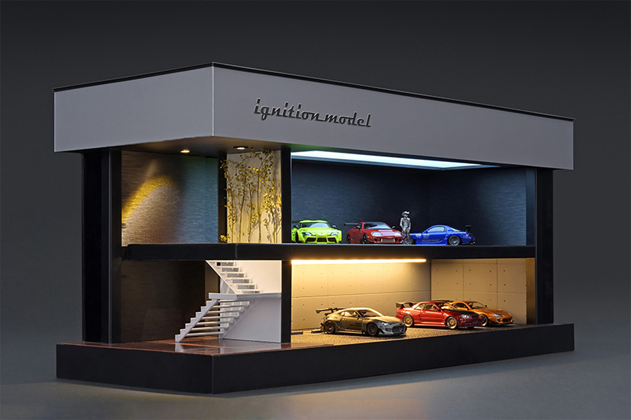 IG2318 1/64 IG-Model Showroom Diorama with 2cars | LINE UP | [公式