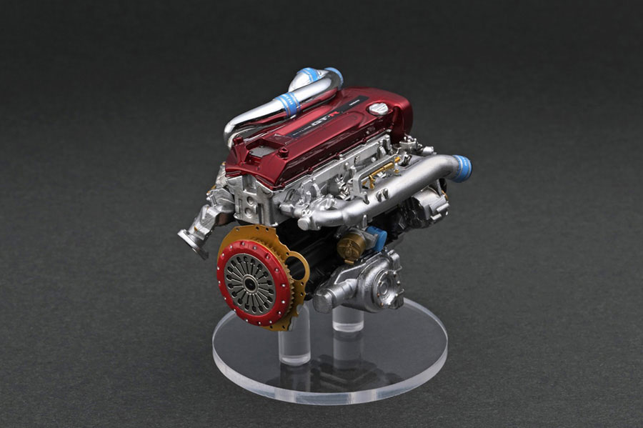 IG3297 1/18 TRUST Greddy 34RX Blue Metallic With Engine | LINE UP