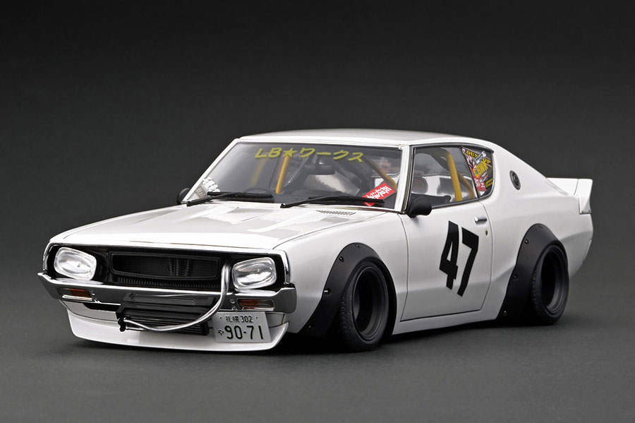 IG3218 1/18 LB-WORKS Kenmeri 2Dr White | LINE UP | [公式] ignition