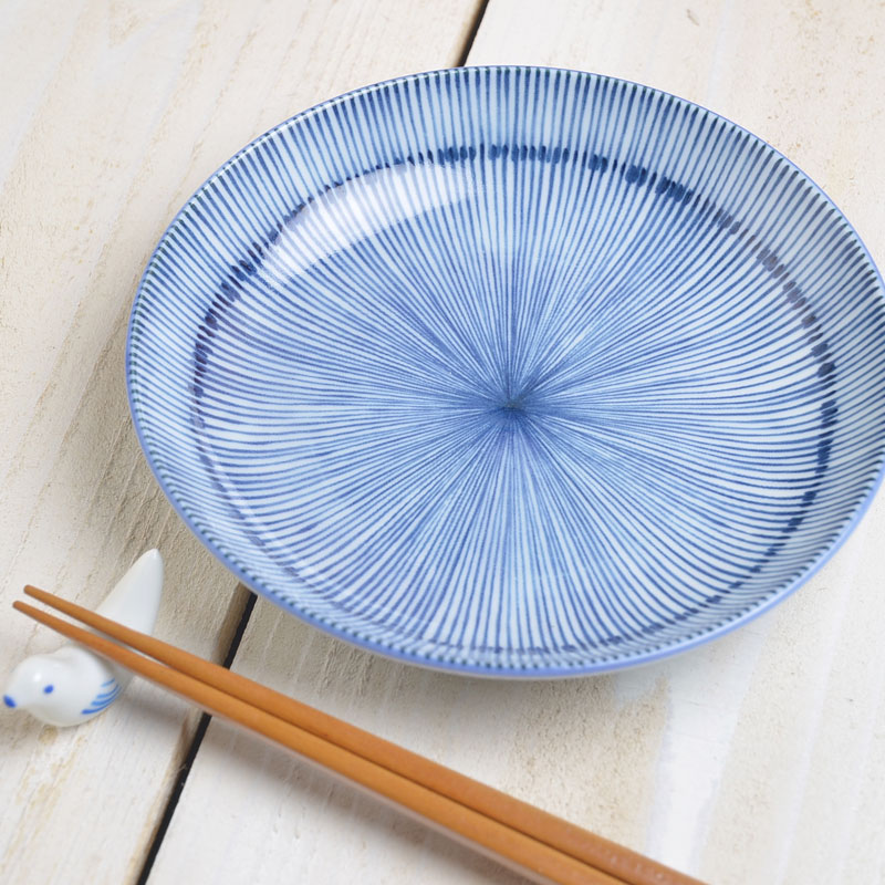 大東亜窯業 うすかる細十草 16.5cm 軽量 取り皿[美濃焼] - カフェ食器