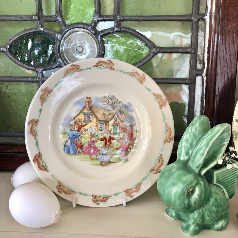 ○s-58/ロイヤルドルトン バニキンズのプレート | PISKEY -イギリスの