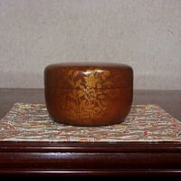 漆工 中村湖舟 作 加賀蒔絵 松 中棗 無傷 共箱。 | STORESショップARIKA