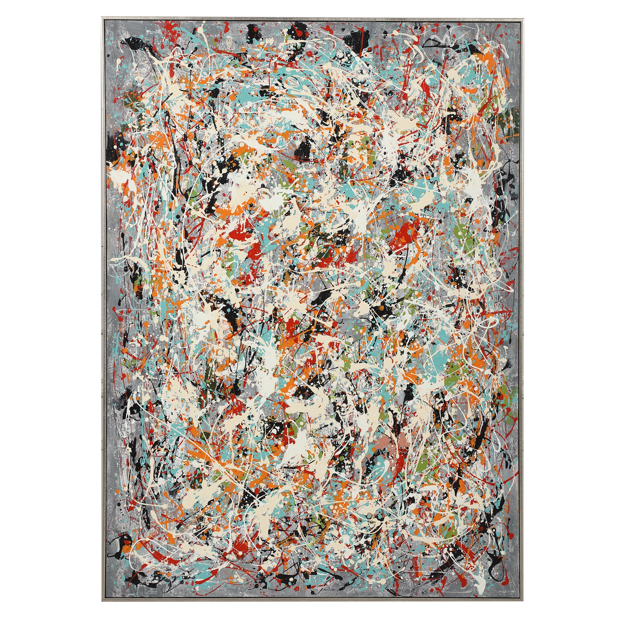 Uttermost Art Organized Chaos Hand Painted Canvas 34379 - Ivy