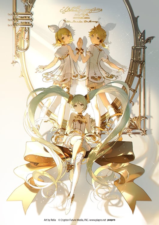 初音ミクシンフォニー」蓄音機ミクが描かれたメインビジュアル公開