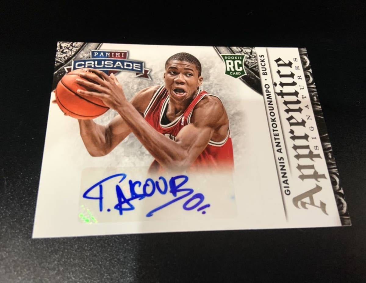 NBA 2013-14 Giannis Antetokounmpo RC AUTO ヤニス・アデトクンボ