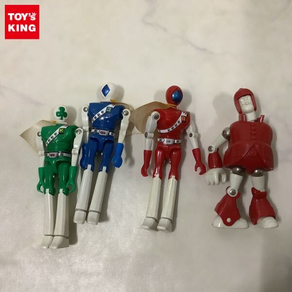 当時物・ジャッカー電撃隊、ビクトラー、3種類、ポピー製 新品美品