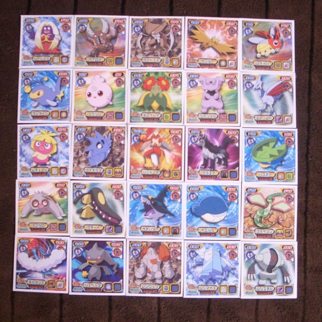 ☆ポケモン 最強シール列伝8 75種(ノーマルシールのみ)☆ラストの