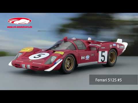 WERK83 1:18 Ferrari 512S #5 24h LeMans 1970 Ickx, Schetty