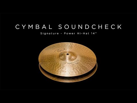 Paiste Signature Power Hi-hat Cymbals - 14 inch | Sweetwater
