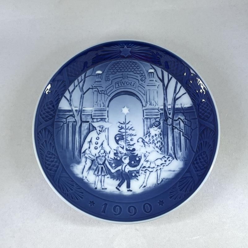 デンマーク製チボリ公園クリスマスイヤープレート