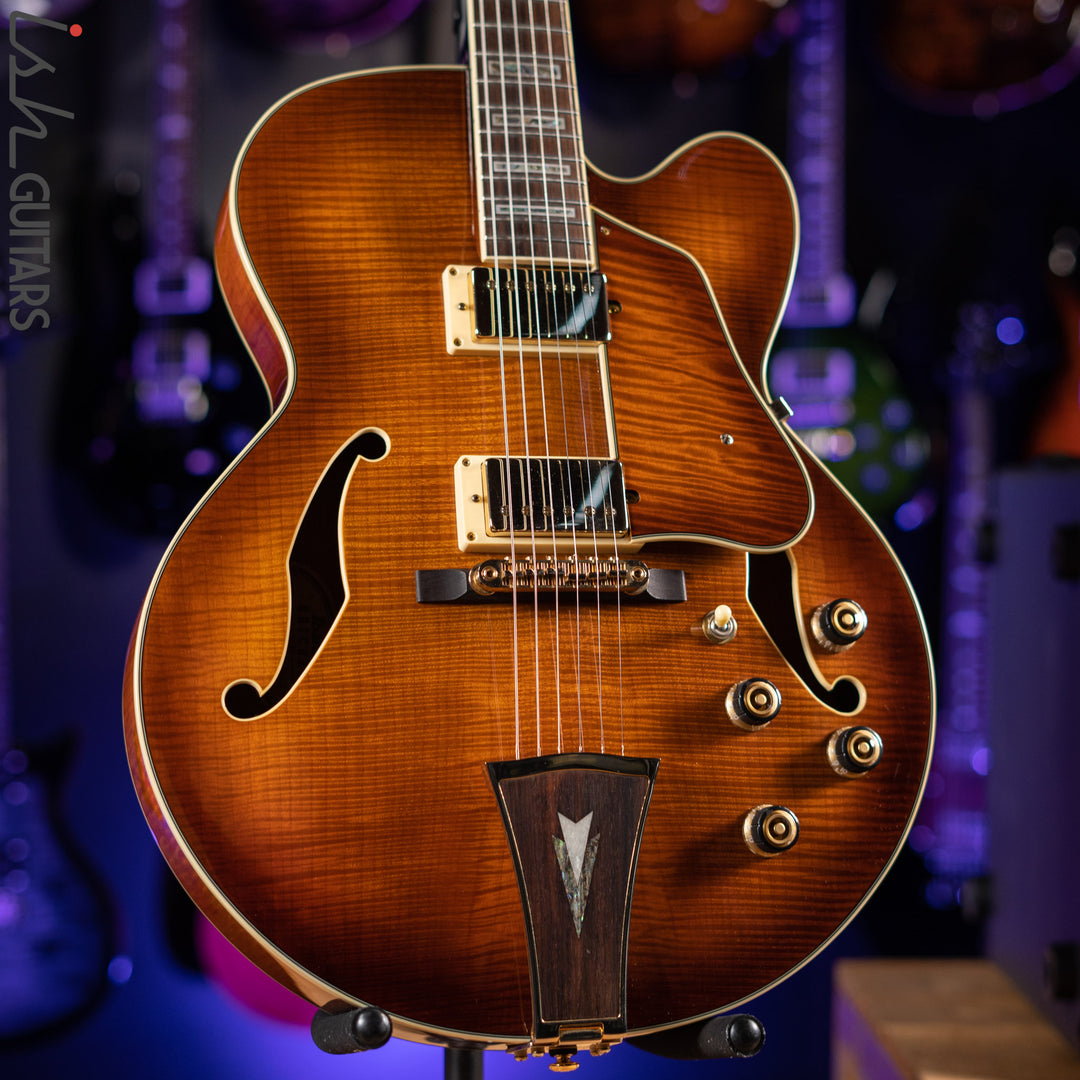 2012 Ibanez Artcore Series AF95 Violin Sunburst – Ish Guitars