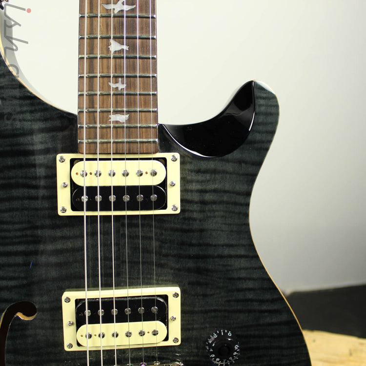 2017 PRS SE Custom 22 Semi-Hollow Grey Black – Ish Guitars