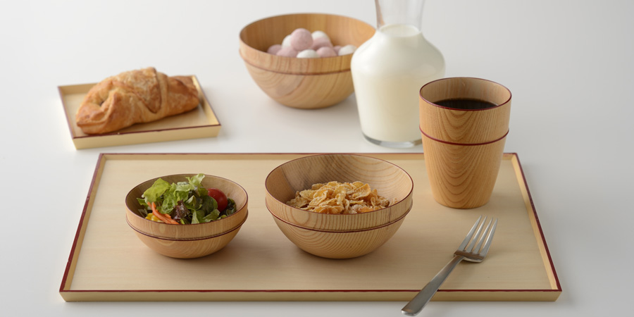 MOKU ボウル D 拭き漆 ｜木製の大鉢 サラダボウル どんぶり 麺鉢 漆器