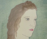 藤田嗣治 木版画「赤いショールの女」】絵画の買取実績一覧 - いわの美術