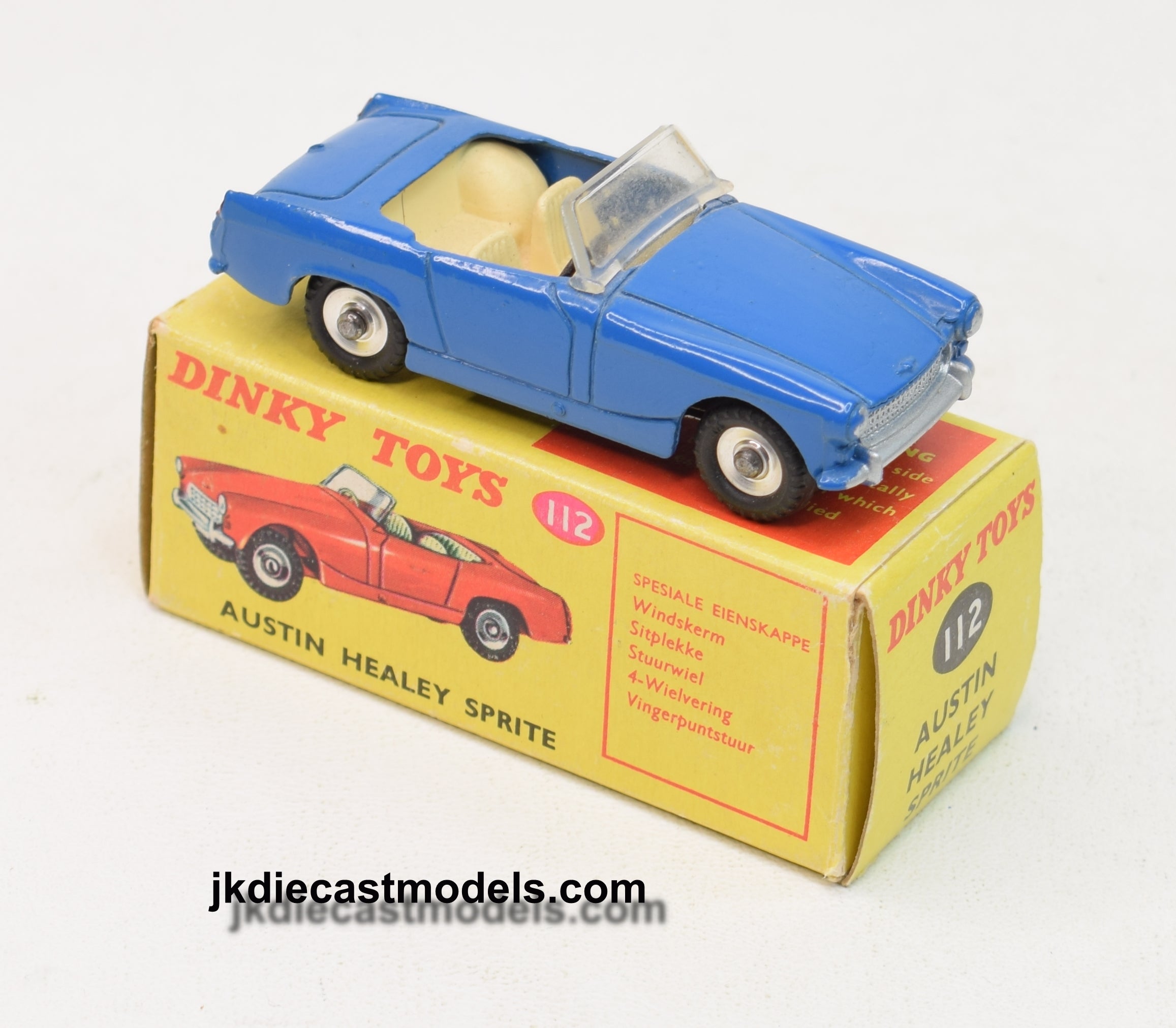 Dinky Toys 112 Austin Healy Sprite 'South African' Very Near Mint