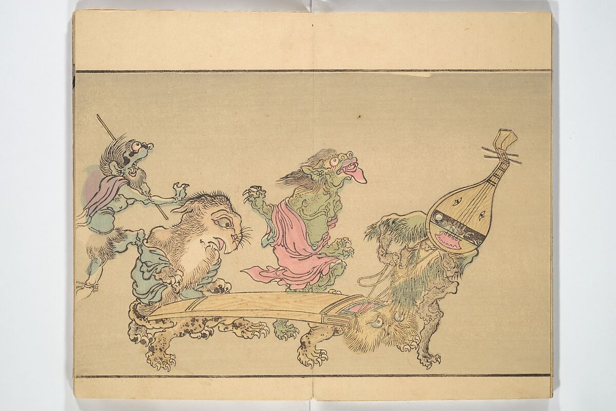 暁斎百鬼画談 Kyōsai's Pictures of One Hundred Demons (Kyōsai