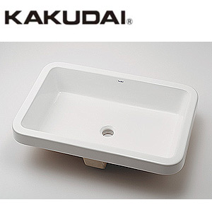 493-169｜カクダイ洗面器単品[ベッセル式][半埋込]