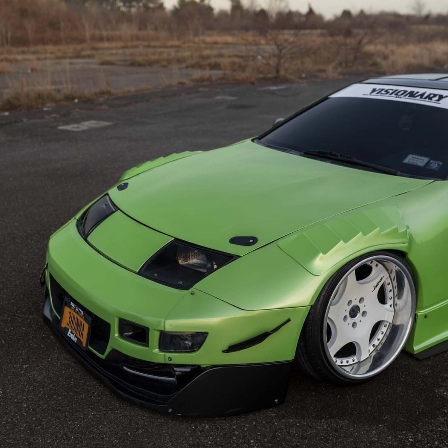 Nissan 300ZX 1990-1996 PMZ-K V2 2 Piece Polyurethane Front Fenders