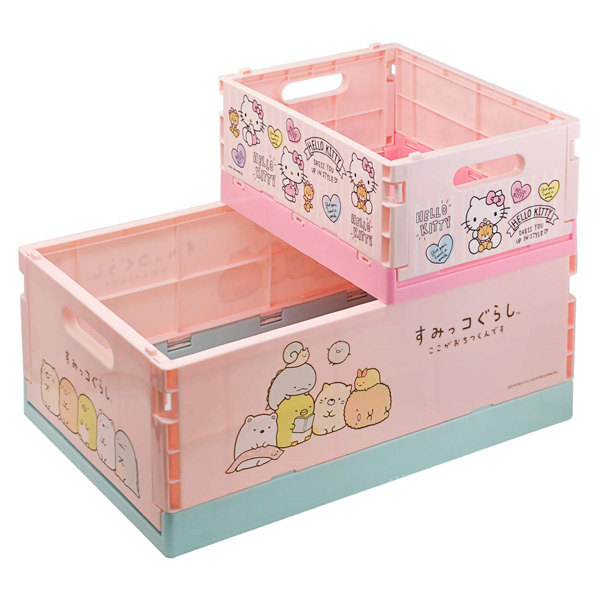 dショッピング |折りたたみコンテナ S ハローキティ コンテナ 収納