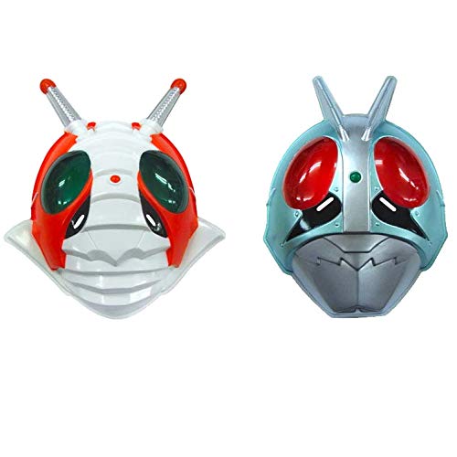 Amazon.co.jp: 初代／V3 仮面ライダーお面2種類セット / ヒーロー