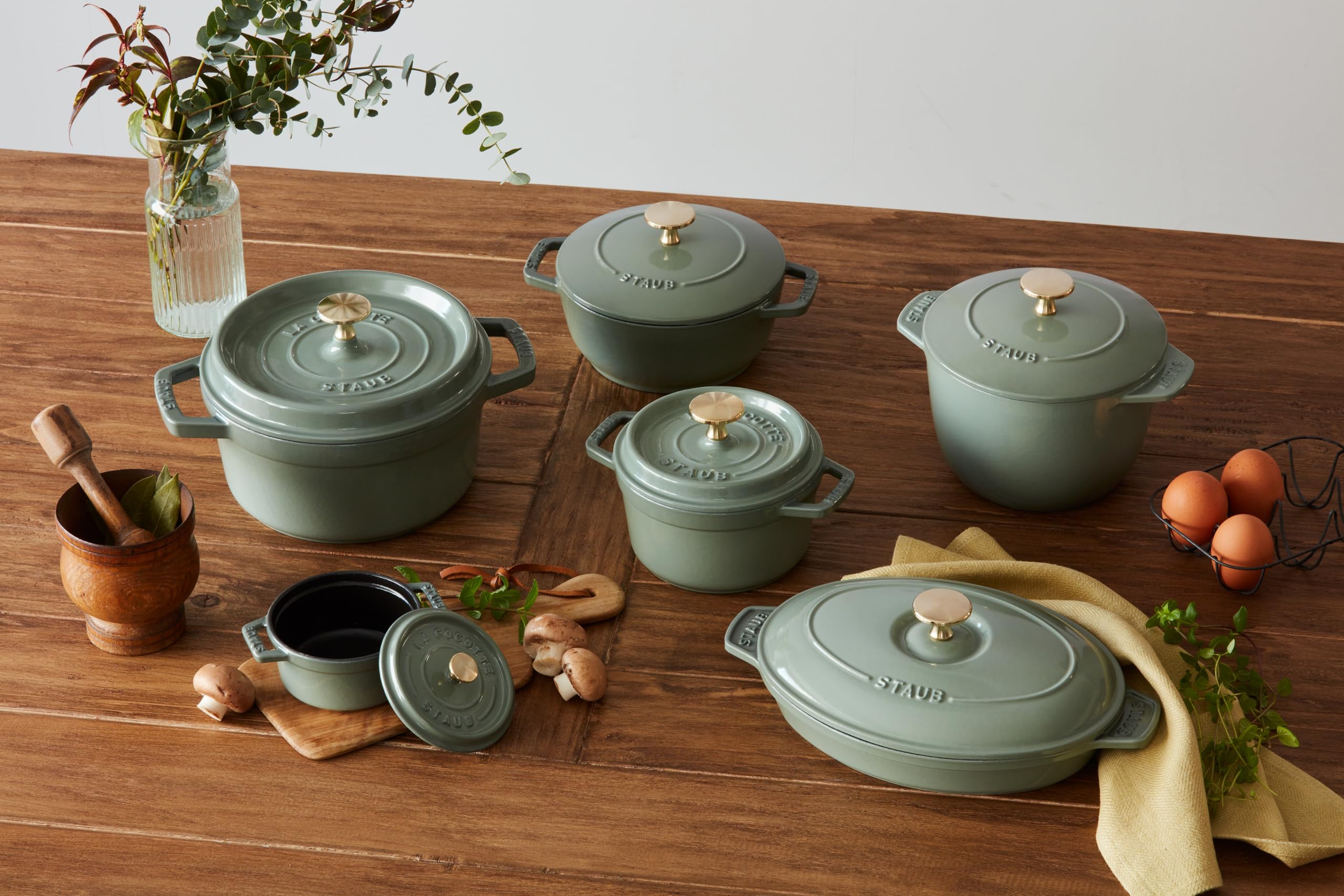 Amazon.co.jp: staub ストウブ 「 オーバル ホットプレート ユーカリ