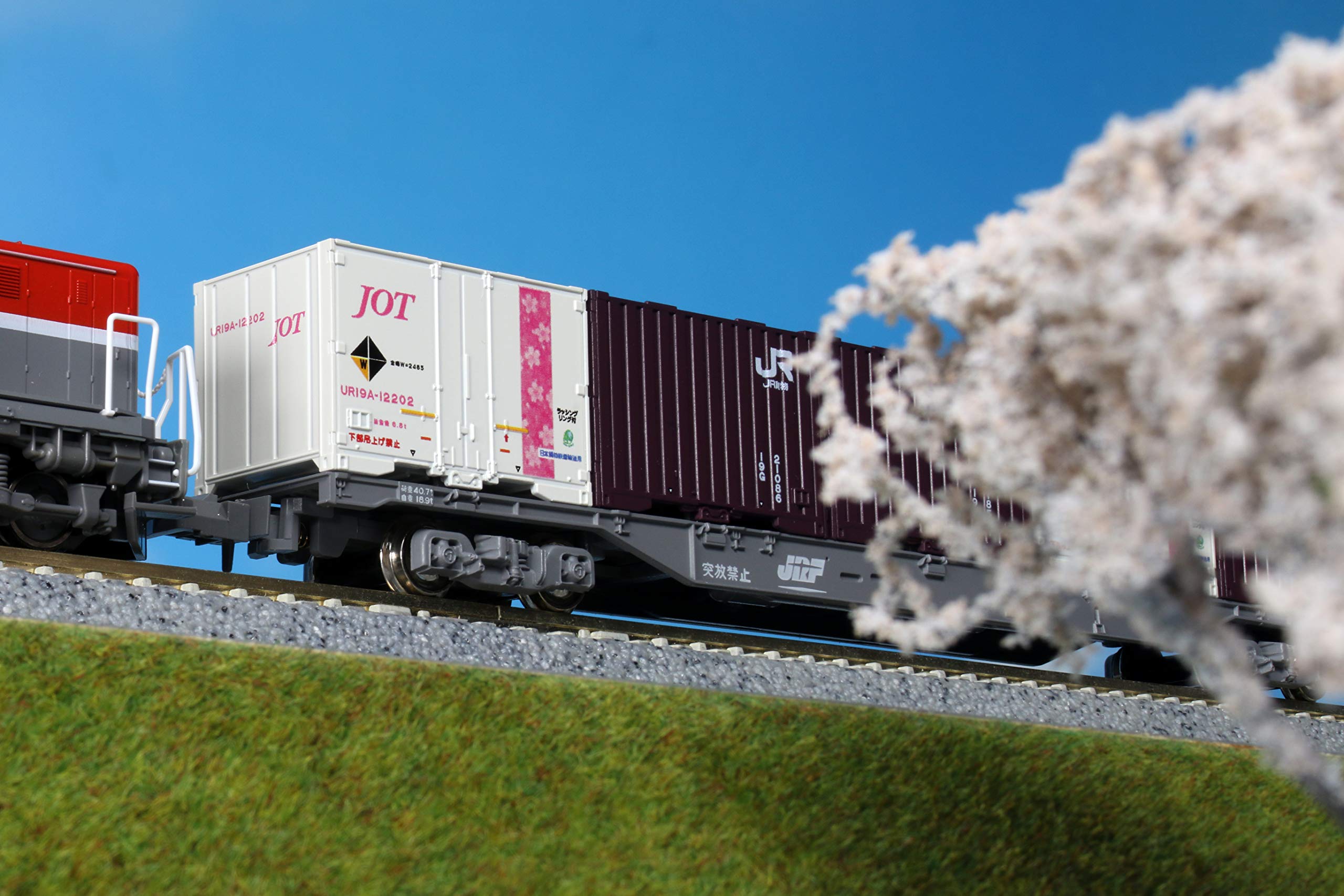 Amazon | カトー(KATO) Nゲージ UR19Aコンテナ 日本石油輸送・桜帯 5個