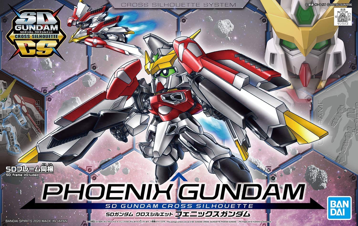 Amazon | SDガンダム クロスシルエット フェニックスガンダム 色分け