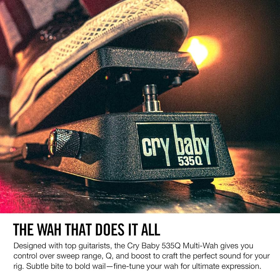 Amazon.com: JIM DUNLOP 535Q Multi-Wah Guitar Effects Pedal