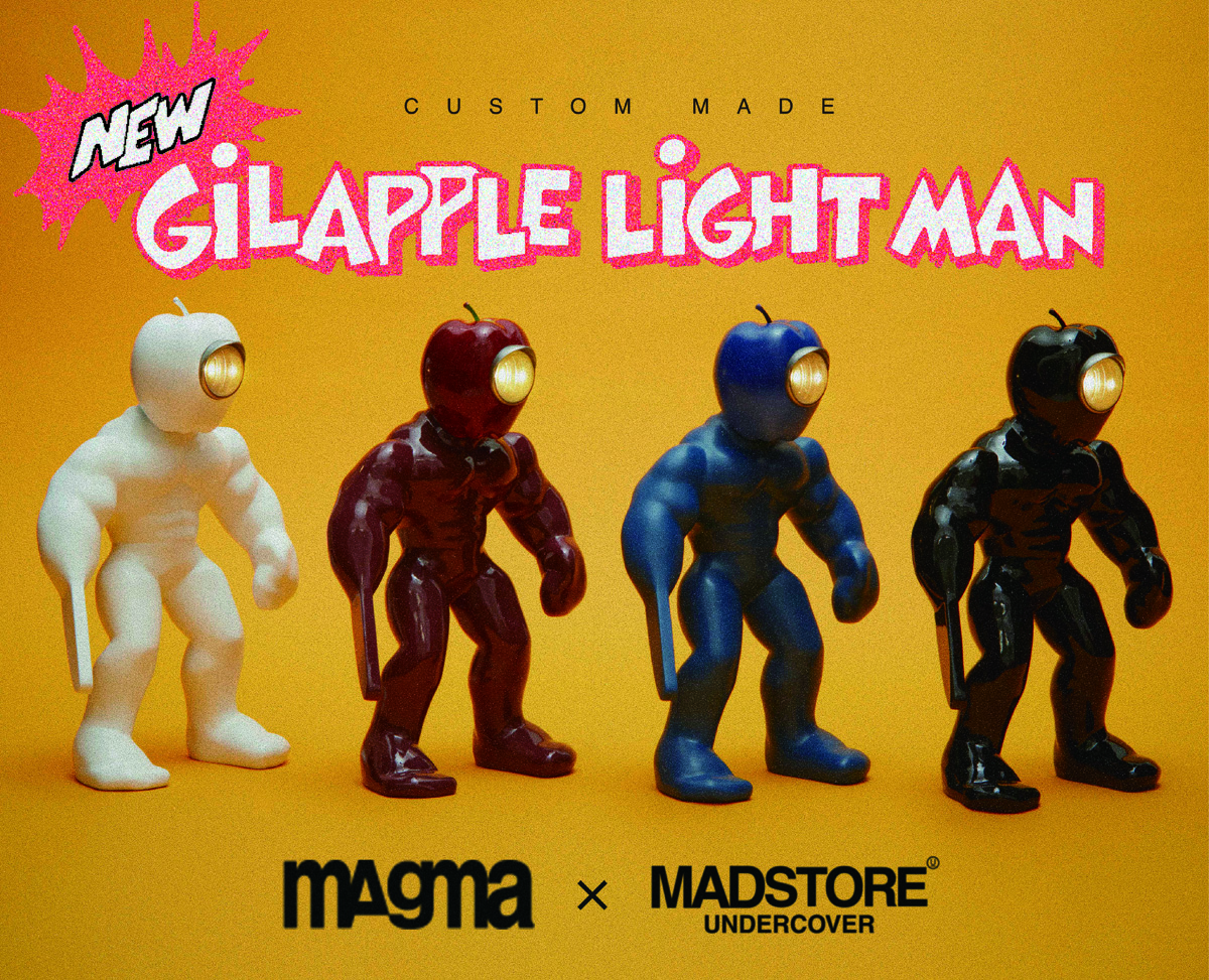 アンダーカバー」がアーティストユニットのマグマと協業 フィギュアと