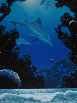 インテリアの絵画をジークレーの版画で制作したシム・シメールの