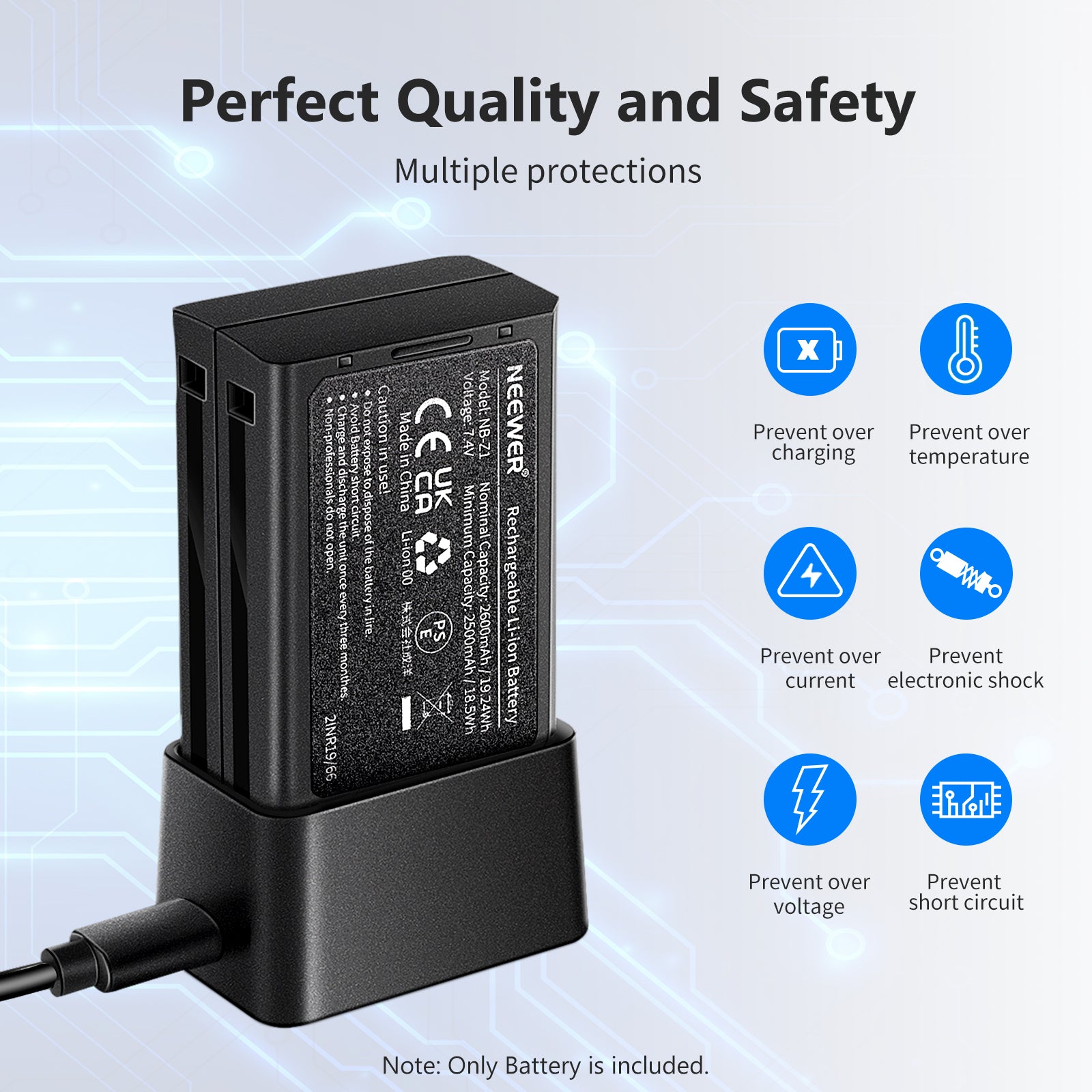NEEWER NB-Z1 Lithium Battery for Z1 / Z2 Flash Speedlite - NEEWER