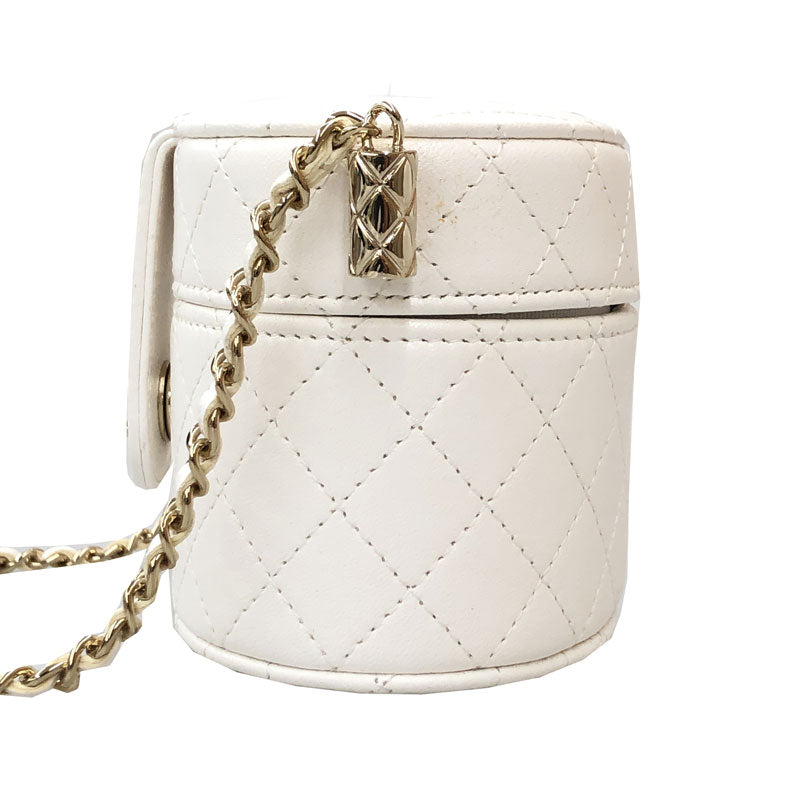 シャネル CHANEL バニティ ミニマトラッセ チェーン ショルダーバッグ