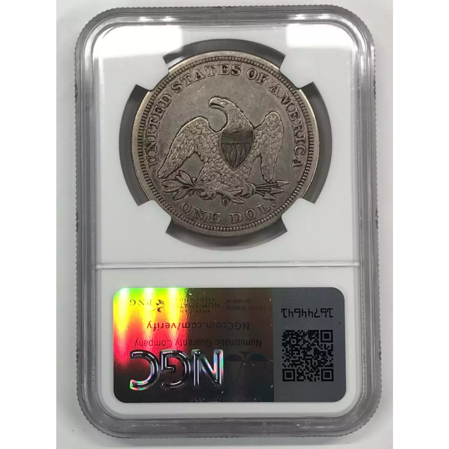 1859-O Seated Liberty Silver Dollar NGC XF-40 - Old Pueblo Coin