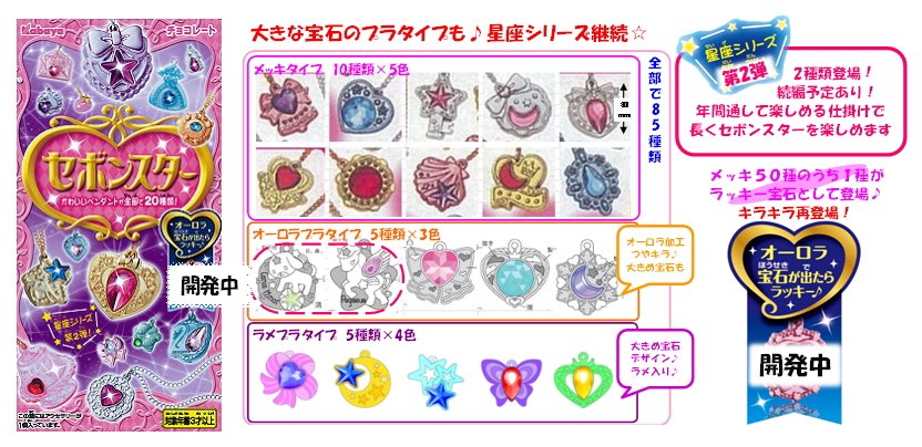 カバヤセボンスター2017年第1弾。 2月発売予定の開発画像です。 プラ