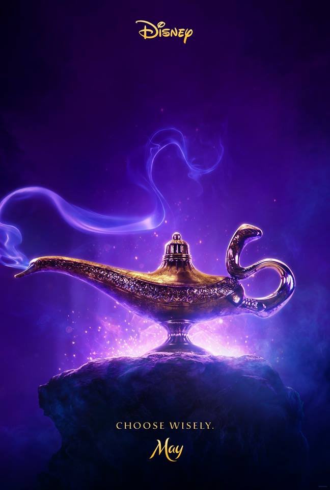 ディズニー実写版「アラジン」よりファーストポスターが公開。魔人