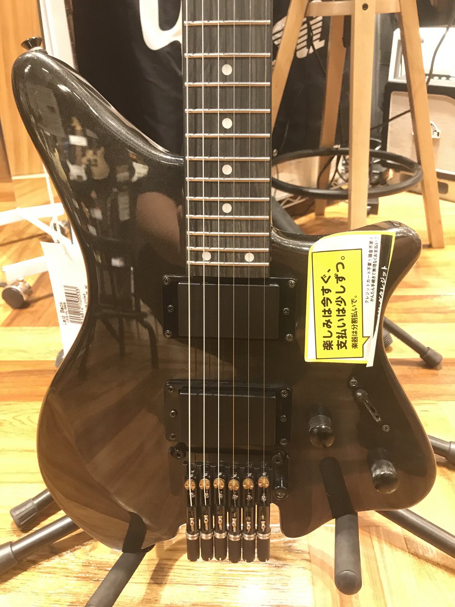LaidBack LEG-HL 島村楽器のヘッドレスギター 残念ながら購入には至り