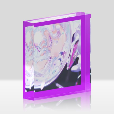 個展グッズ】 EGO アクリルブロック6種 100×100×20mm 各¥5,200