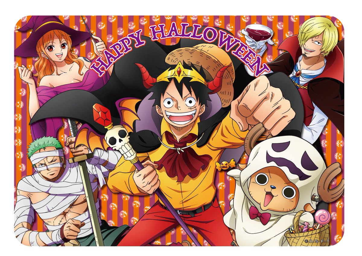 新商品】麦わらストア限定 Happy Halloweenブランケット (麦わらの一味