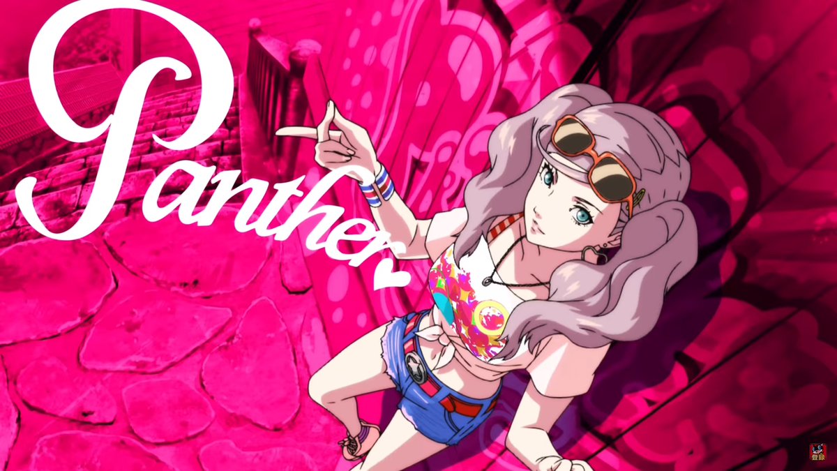 ペルソナ5 パンサー 缶バッジ 高巻杏 Ani-Art ペルソナ5