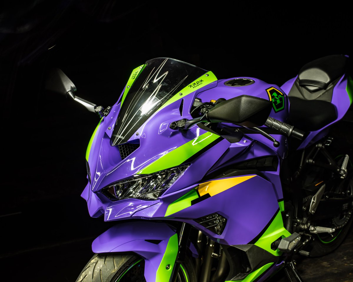 ZX-25R エヴァカラー 色は編集でどうにでも濃く出来るんだ！ 改めて