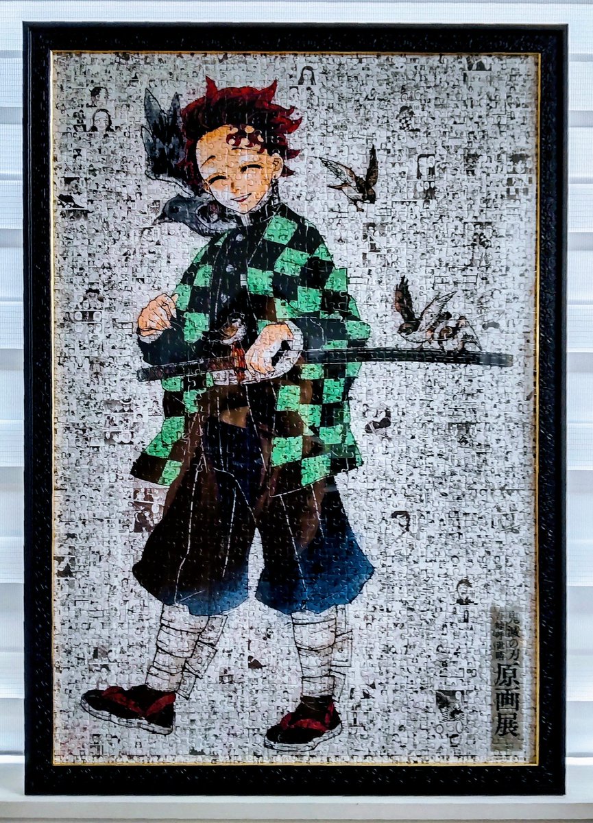 モザイクアートパズル、ついに🙌 尊みが溢れてくる🥺 1ピースずつ名