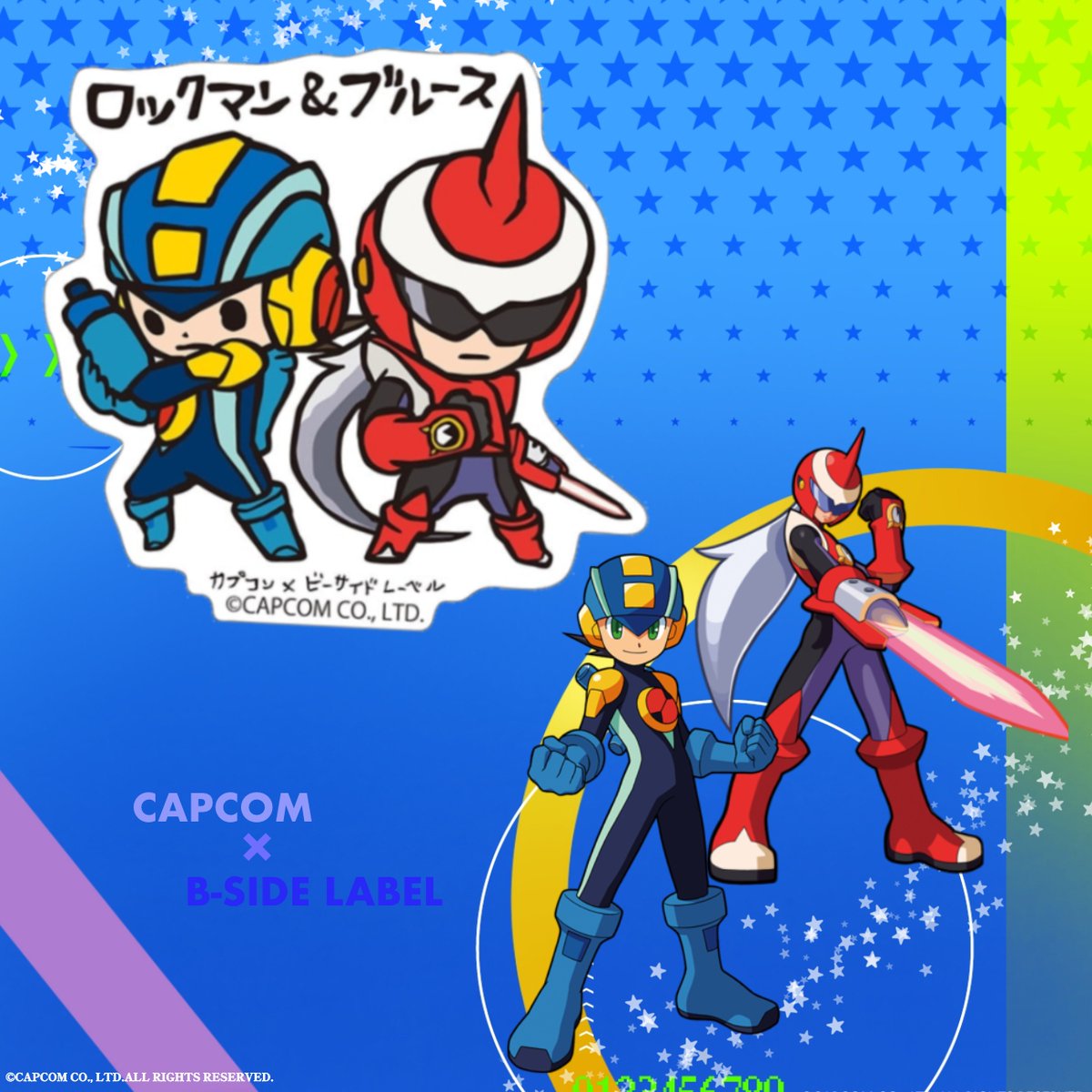 ロックマン」 シリーズグッズをご紹介！ □B-SIDE LABEL ステッカー