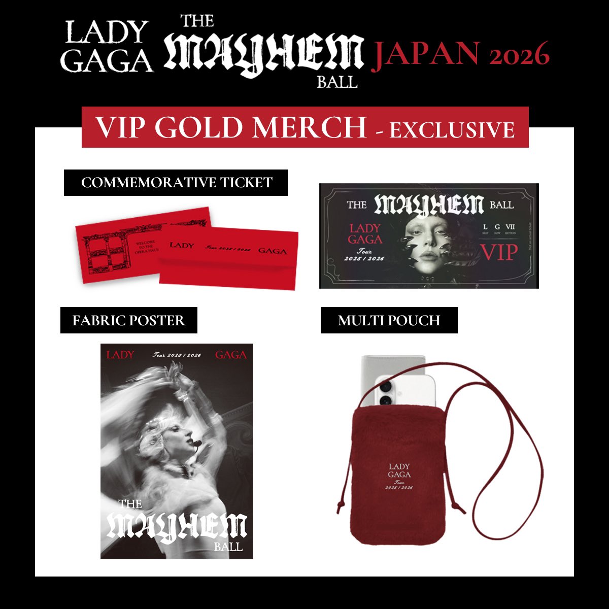 ニュース！✨ VIPグッズの詳細が発表されました！ 日本限定の